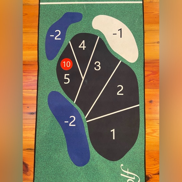 Shuffle Golf Indoor Putting Mat with Putter and 5 Golf Balls Included - Picture 5 of 8
